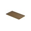INK Topdeck XS Plan de lavabo - 40x22x1.6cm - pour meuble bas - MDF Placage Natur SW798104