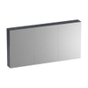 BRAUER Impress spiegelkast – 139x70x15 cm – 3 deuren, dubbelzijdige spiegeldeuren – Damascus SW720983