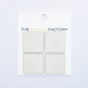 SAMPLE The Mosaic Factory London carreau mosaïque 4,8x4,8x0,6cm pour sol pour intérieur et extérieur carré Céramique Super Blanc SW862038