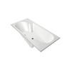 Xenz Parel Baignoire duo - 190x90x48 - bonde Centrale - acrylique - blanc SW378378
