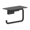 Hansgrohe AddStoris S closetrolhouder met planchet mat zwart SW1567181