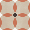Ceralto Doppio Hue Vloertegel - 20x20cm - 10.0mm - Midnight/tangerine SW361309