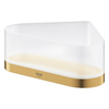 GROHE Selection Panier de douche - 17x17x20x8.5cm - modèle d'angle - montage mural - brossé Cool Sunrise SW482036