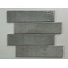 ÉCHANTILLON Terravito Mellina Carrelage mural en céramique - 6x24,6cm - 8mm - Gris SW1441122