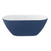 Best Design Baignoire îlot 180x78x60cm acryliqye Bleu/blanc brillant SW767430 Best Design Baignoire îlot 180x78x60cm acryliqye Bleu/blanc brillant SW767430