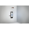 Sunshower Round Small Plus infrarood en UV licht opbouw incl. wandbeugel 95x33x12cm Black SW769442