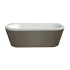 Xenz Charley duobad 180x79 Bicolor edelweiss/klei incl. 7006 badvulcombi duobad grafiet SW380423 Xenz Charley duobad 180x79 Bicolor edelweiss/klei incl. 7006 badvulcombi duobad grafiet SW380423