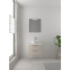 Bruynzeel Combo badmeubelset 60x45cm 1 wasbak 2 lades met spiegel met softclose ceramic kasjmier grijs SW383467 Bruynzeel Combo badmeubelset 60x45cm 1 wasbak 2 lades met spiegel met softclose ceramic kasjmier grijs SW383467