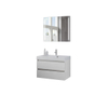 Bruynzeel Palitano badmeubelset 80x56.5x46cm spiegel mat wit SW113898 Bruynzeel Palitano badmeubelset 80x56.5x46cm spiegel mat wit SW113898