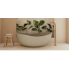 Ideavit Idea.sense vrijstaande badkuip - 160x97.5x58cm - incl. pup-up afvoer - beton D1 SW1237680 Ideavit Idea.sense vrijstaande badkuip - 160x97.5x58cm - incl. pup-up afvoer - beton D1 SW1237680