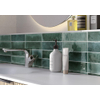 Terravito Giavelo wand- en vloertegel - 6x24.6cm - 8.4mm - Rechthoek - Overig - glans groen - Green SW1601895