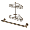 Hotbath Cobber douche accessoireset 2 delig verouderd messing SW207697 Hotbath Cobber douche accessoireset 2 delig verouderd messing SW207697