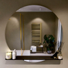 Mondiaz SPOT miroir – Ø 120 cm – avec tablette – Urban (noir) SW1235481