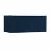 H&R Badmeubelen Juice Meuble sous-vasque - 100x45x40cm - angle droit arrondi - 1 tiroir - poignée intégrée - chêne bleu SW1109890