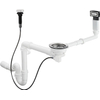 Hansgrohe D16-11 automatische afvoerset voor enkele waskom graniet chroom SW1567263