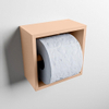 Mondiaz EASY Porte-papier toilette - CUBE 167 - 16x8.6x16cm - solid surface - Rosee SW1026194