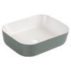 Differnz Zena waskom - 48x37.5x12.5cm - keramiek - grijs SW1566373