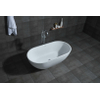 ZEZA Alexia vrijstaand bad 155x77x52cm solid surface mat wit SW638768 ZEZA Alexia vrijstaand bad 155x77x52cm solid surface mat wit SW638768