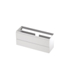 INK Wastafelonderkast - 120x40x52cm - 2 lades - greeploos - MDF lak - Mat wit SB1241030