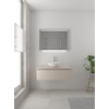 Bruynzeel Giro badmeubelset 49x100x46cm 1 wasbak 1 lade met spiegel met softclose composite kasjmier grijs SW384236 Bruynzeel Giro badmeubelset 49x100x46cm 1 wasbak 1 lade met spiegel met softclose composite kasjmier grijs SW384236
