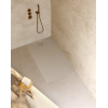 Riho Nuvia Douchevloer - 140x80cm - antibacterieel - purite - pebble grey SW1585125