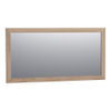 BRAUER Miroir chêne massif 139x70x2cm Smoked Oak SW393197