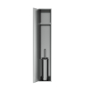 Hotbath &MORE Inbouw nis & borstelgarnituur - 16x60x12.6 cm - RVS 316 SW1245664