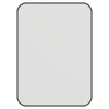 Haceka Deco miroir – rectangle à angles arrondis – 40 x 55 cm – Noir mat SW1102386