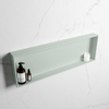 Mondiaz Easy nis 29.5x89.5x8cm voor Inbouw/opbouw 1 open vak Solid surface Greey/Greey SW643699