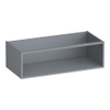 BRAUER Flourish armoire latérale - 99x30x45,5cm - avec 1 compartiment de rangement gris mat SW445669