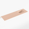 MONDIAZ LEX lave-mains - 110x30x0.9cm - vasque à droite - sans trou de robinet - rosee (rose) SW1026043