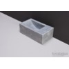 Forzalaqua Venetia Cloudy Marmer Gezoet 40X22X10cm 0Xø36mm, R SW369883 Forzalaqua Venetia Cloudy Marmer Gezoet 40X22X10cm 0Xø36mm, R SW369883