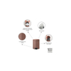 Brabantia NewIcon Pedaalemmer - 5 liter - kunststof binnenemmer - satin taupe SW1026516