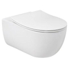 Plieger Kansas hangtoilet – Rimless – diepte 54,5 cm – met slim softclose zitting – glans wit SW499853