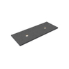 Thebalux Type wastafelblad 120x46cm frame mat zwart Keramiek Dark Grey SW765993
