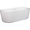 WaveDesign by Wisa Blanca Baignoire îlot 180x80x55cm trou 52mm ovale avec trop-plein Blanc SW115423 WaveDesign by Wisa Blanca Baignoire îlot 180x80x55cm trou 52mm ovale avec trop-plein Blanc SW115423