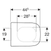 Geberit Renova Closetzitting Met Deksel Topfix Wit SW422340