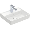 Villeroy & Boch Collaro lave-mains 45x37cm - sans trop-plein 1 trou de robinet ceramic+ blanc SW358369