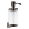 Grohe Selection wandhouder t.b.v. glas en zeepdispenser hard graphite SW499720 Grohe Selection wandhouder t.b.v. glas en zeepdispenser hard graphite SW499720