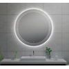 Wiesbaden Deco Miroir rond 100cm avec chauffe miroir et éclairage LED indirect et interrupteur tactile SW523985