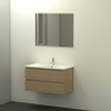 Qisani Allasio badmeubelset 90x45.5x52 met spiegel met softclose beach oak SW276947 Qisani Allasio badmeubelset 90x45.5x52 met spiegel met softclose beach oak SW276947