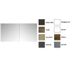 Sanicare Qlassics Armoire miroir 120x60x15cm avec 2 portes miroir deux côtés anthracite SW17923 Sanicare Qlassics Armoire miroir 120x60x15cm avec 2 portes miroir deux côtés anthracite SW17923