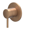 IVY Bond Pièce de finition - pour robinet encastré - inverseur d’arrêt - cuivre brossé mat PVD SW1030880