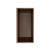 Hotbath &MORE Inbouwbox of inbouwnis - 30x15x10 - tuscan bronze (brons) SW1246531