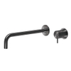 Qisani flow robinet à encastrer pour lavabo avec bec de 25 cm en pvd gunmetal brossé SW728818 Qisani flow robinet à encastrer pour lavabo avec bec de 25 cm en pvd gunmetal brossé SW728818