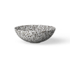 Looox Ceramic terrazzo waskom - 40x15cm - Black SW374820