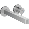 Hansgrohe Finoris 1 greeps wastafelkraan - inbouw - voorsprong 228 mm - met afvoerplug - hoogglans chroom SW651162