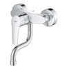 GROHE Eurosmart Robinet de cuisine - bec orientable - encastré - chrome SW536494