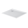 Duravit Starck Slimline Kunststof douchebak acryl rechthoekig - 100x80x5cm - zonder poten - wit 0297201