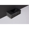 Forzalaqua Venetia Xs lave-mains 29x16x10cm lavabo Droite 1 trou de robinet gauche Pierre naturelle Granit adouci & taillé SW230759